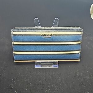 Kate Spade  Stripped 6in wallet